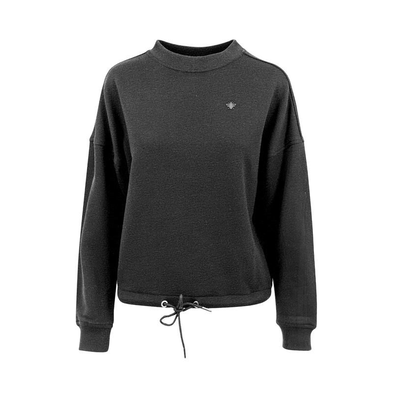 BeeManc Bee Womens Oversized Sweatshirt - Charcoal
