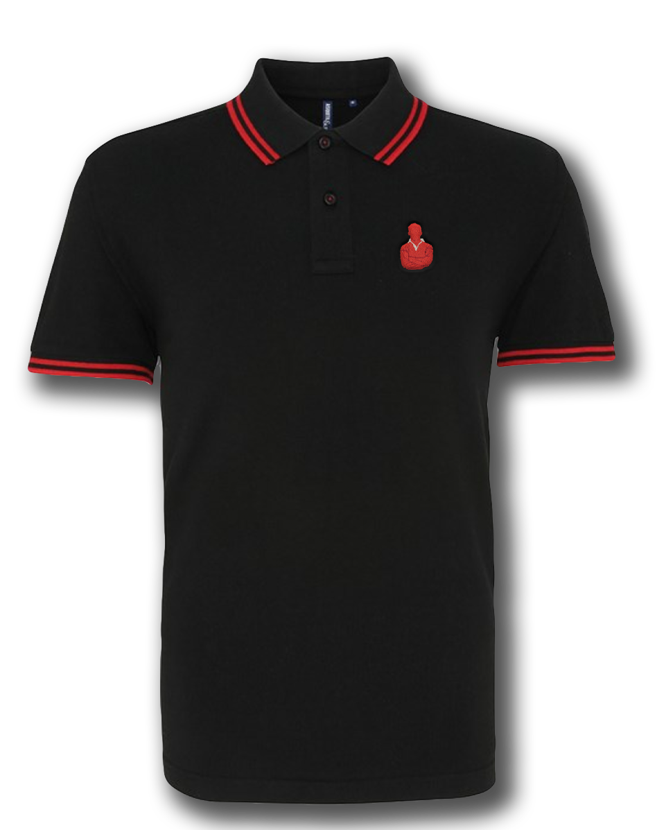Duncan Edwards - Embroidered Tipped polo