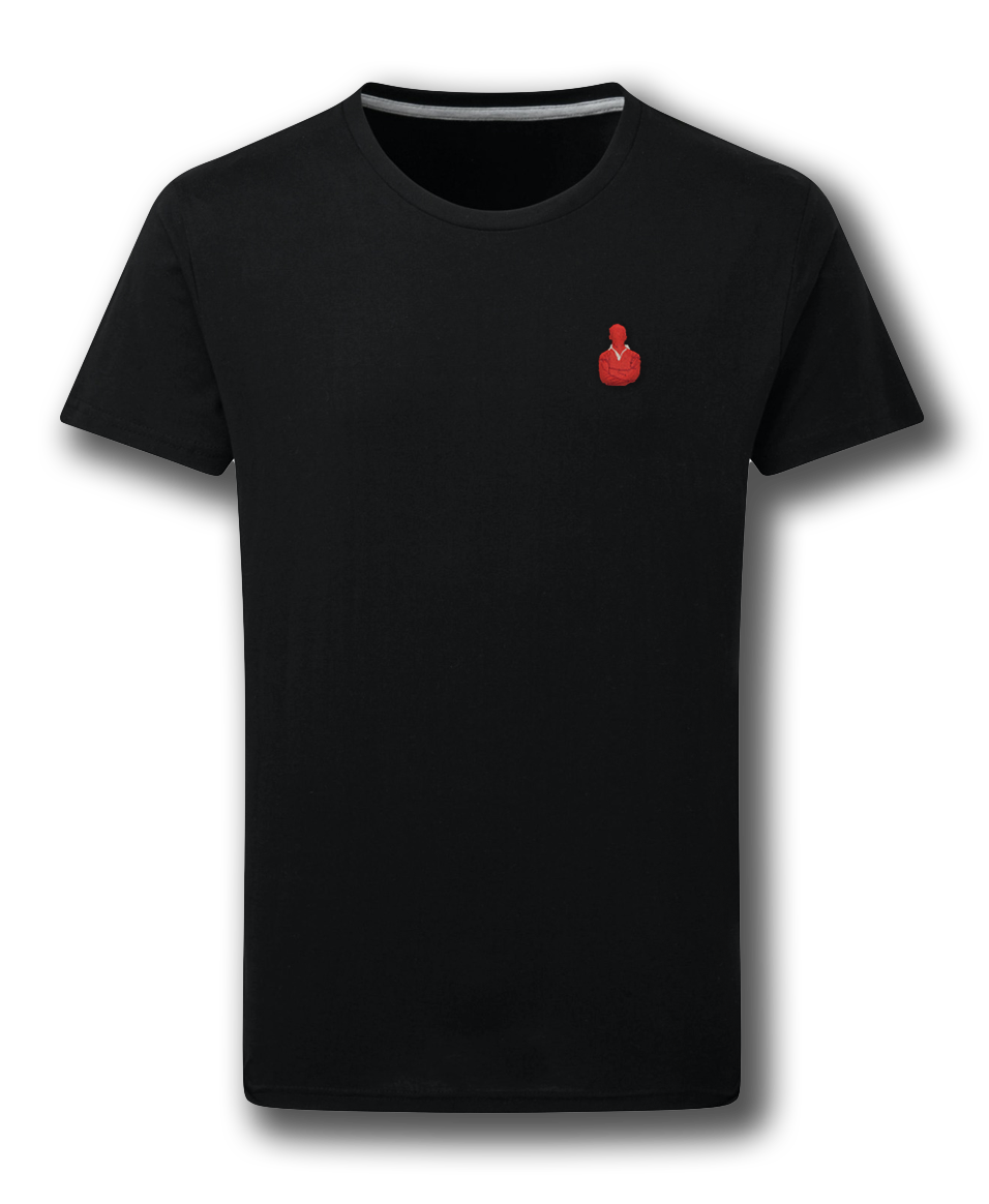 Duncan Edwards - Embroidered T-Shirt - Black