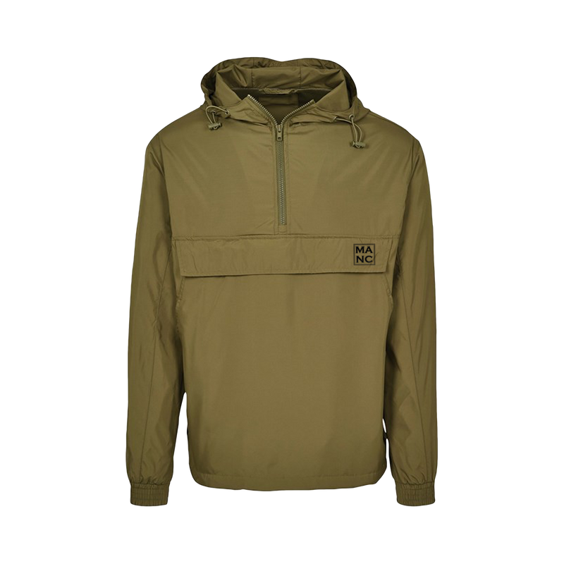 BeeManc Manc Mens Pullover Jacket - Khaki