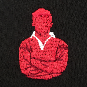 Duncan Edwards - Embroidered T-Shirt - Black
